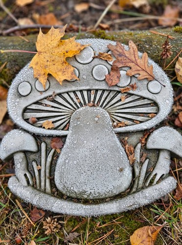 Trittstein gartenweg pilz - trittstein,
