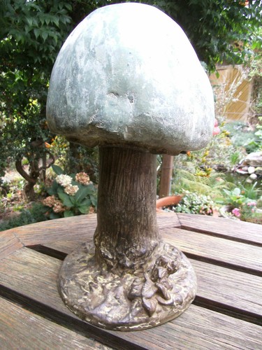 Bronzeskulptur unikat pilz - unikat,