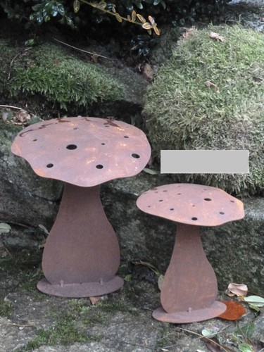 Edelrost pilz dekoration - edelrost,