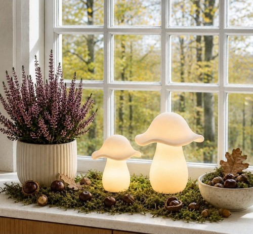 Led porzellan pilz herbst - ♥,